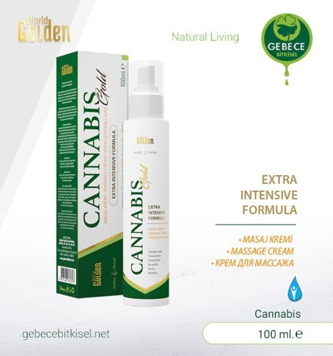 World Golden Cannabis Gold Hydrating Body Oil 100 ml