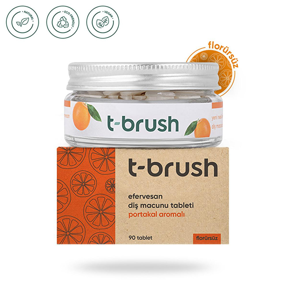 T-Brush Natural Toothpaste Tablets - Fluoride-Free, Vegan & Cruelty-Free Oral Care - 90 Tablets - view 3