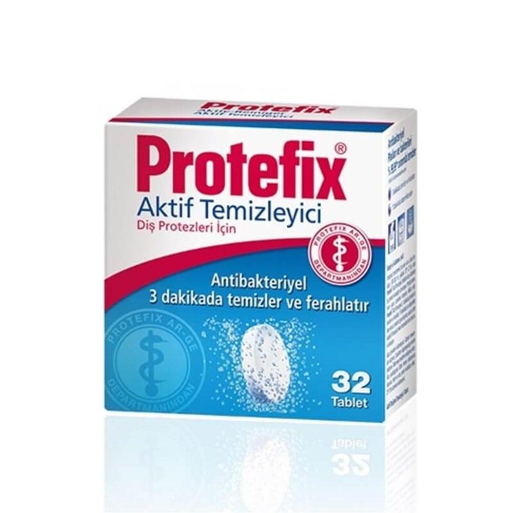 Protefix Active Cleaner Denture Cleaning Tablets - Anti-Bacterial, 99.99% Plaque Removal - 32 Tablets Protefix Active Cleaner - Best Denture Cleaning Tablets denture cleaning tablets, active oxygen cleaning, anti-bacterial denture care, denture hygiene solution, Protefix Active Cleaner, oral hygiene products, denture care, cleaning tablets, Active Oxygen formula, hygienic denture cleaning, denture freshness, easy denture care