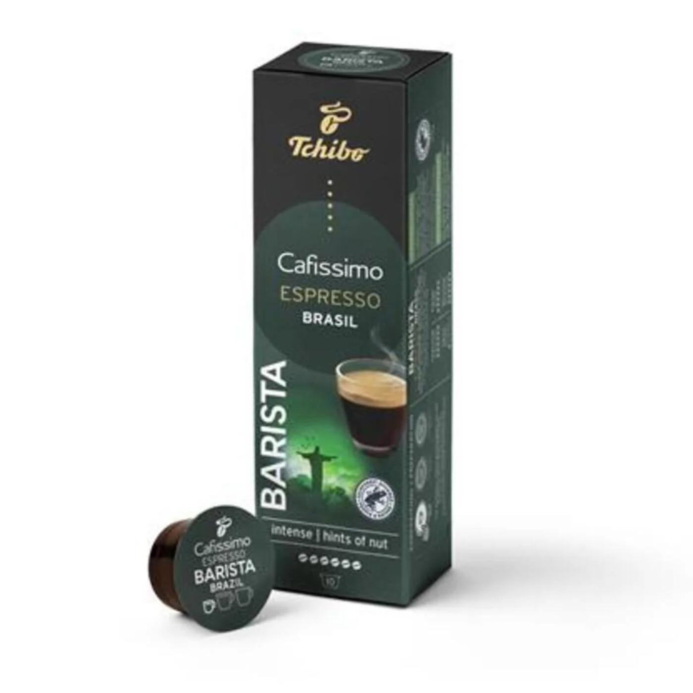 Tchibo Cafissimo Espresso Brasil Coffee Capsules 10 Count