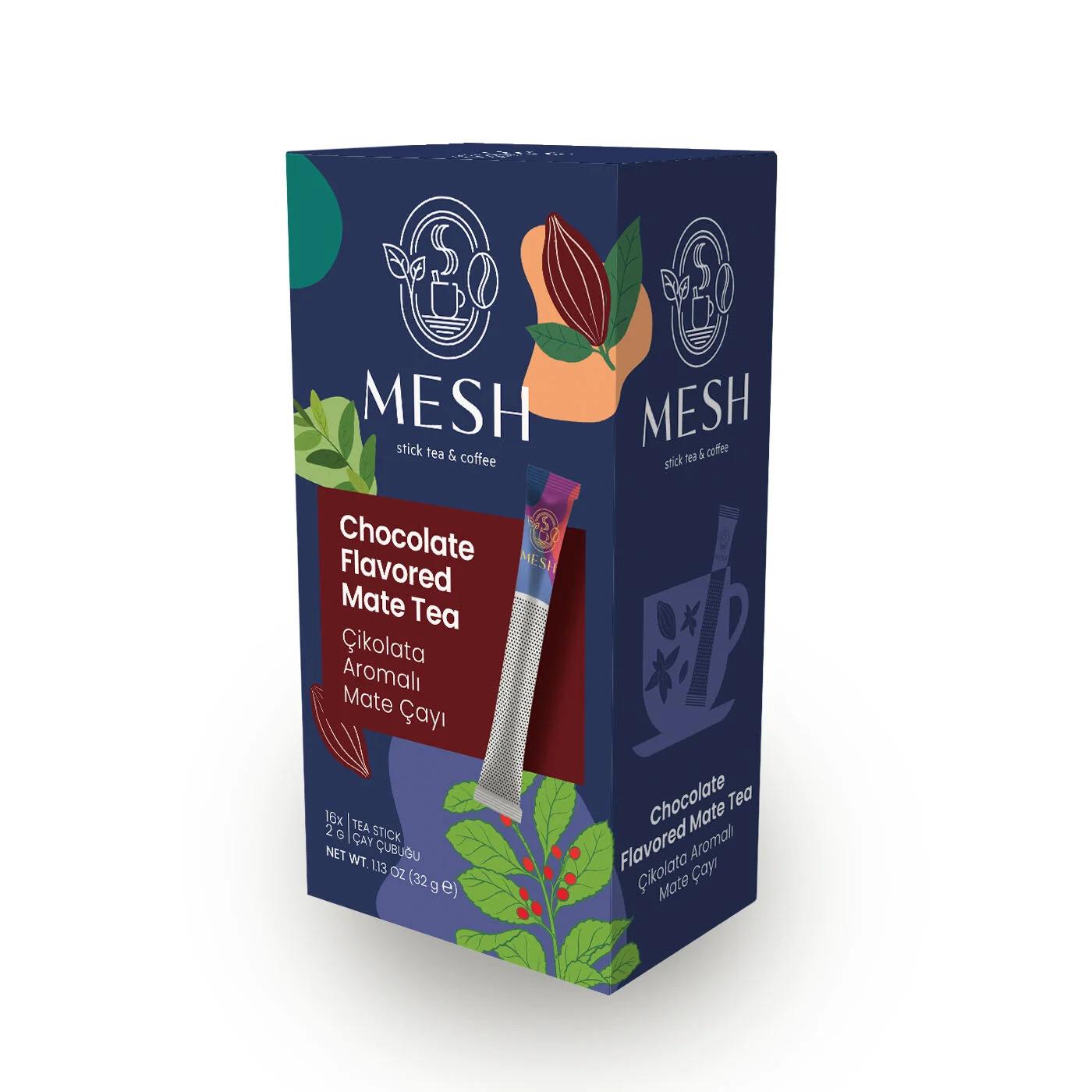 Mesh Stick Chocolate Flavored Mate Tea 16 Count