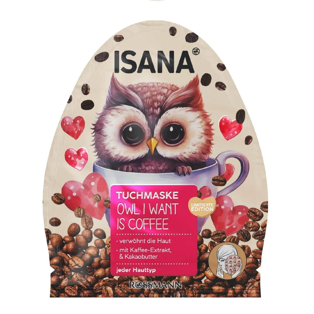 Isana Love Coffee Sheet Mask for Radiant Skin 1 Count
