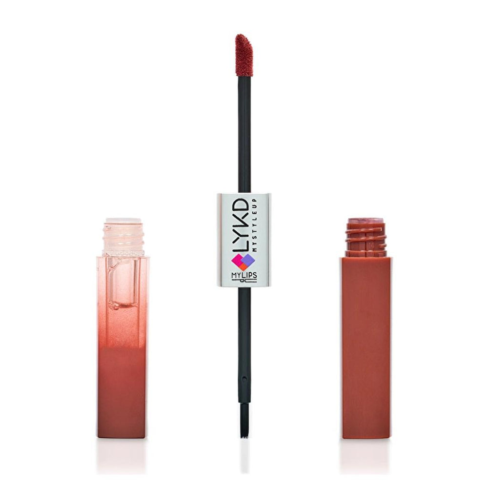 LYKD Double Sided Lipstick & Gloss 394 Warm Burgundy