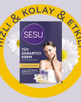 Sesu Hair Bleaching Cream with Chamomile Extract - Quick Hair Lightening Solution for Emergency Situations - view 6