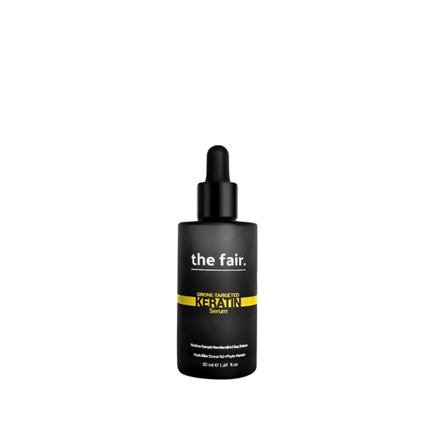 The Fair Drone Hair Keratin Serum - Nourishing Hair Repair for Damaged Hair, 50ml The Fair Drone Hair Keratin Serum for Damaged Hair hair keratin serum, The Fair Drone hair serum, keratin hair treatment, hair nourishment products, hair repair serum, hair care products, keratin, nourishing hair, repairing damaged hair, dry hair treatment