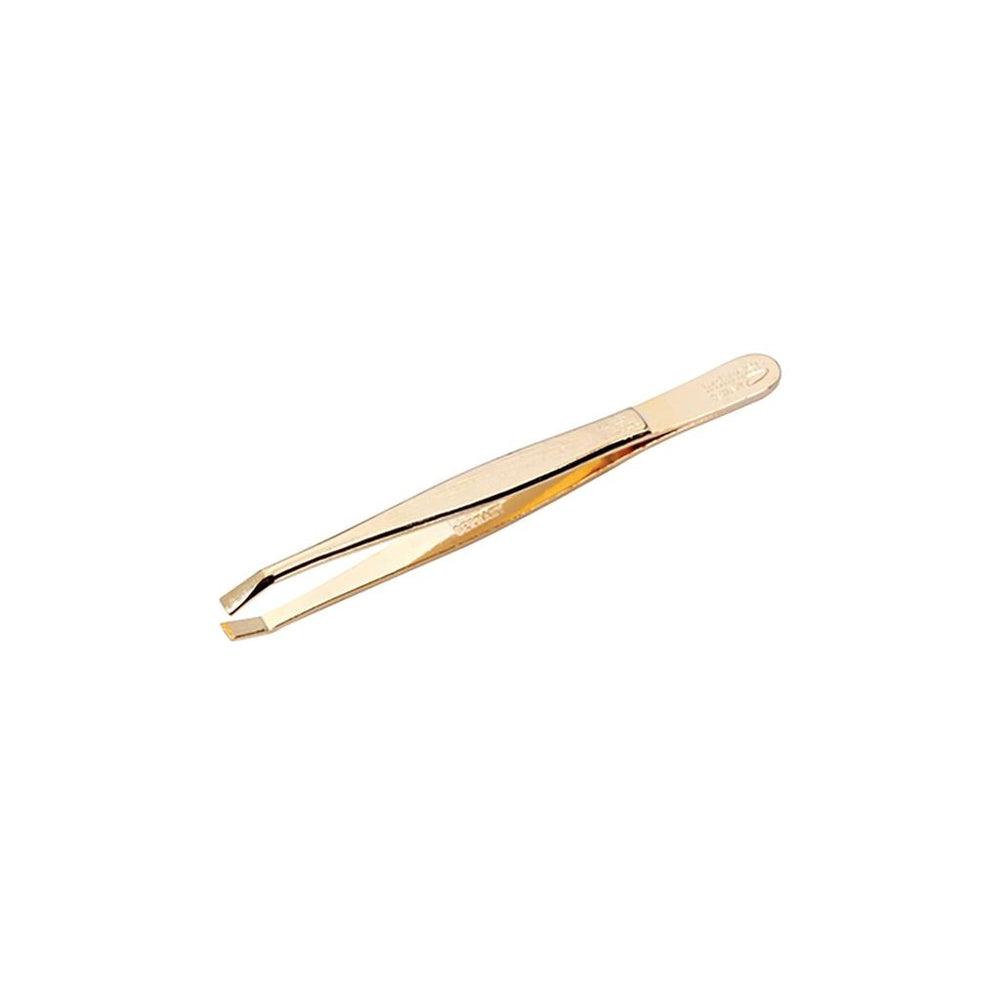 Lionesse Gold Straight Tweezers for Precision Grooming