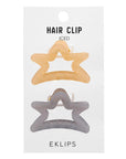 Eklips Pastel Frosted Star Hair Clips 2-Pack