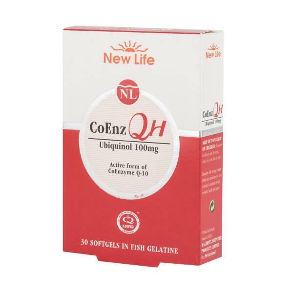 New Life Coenz QH 30 Kapsül - Ubiquinol CoQ10 - Vitamin & Supplement
