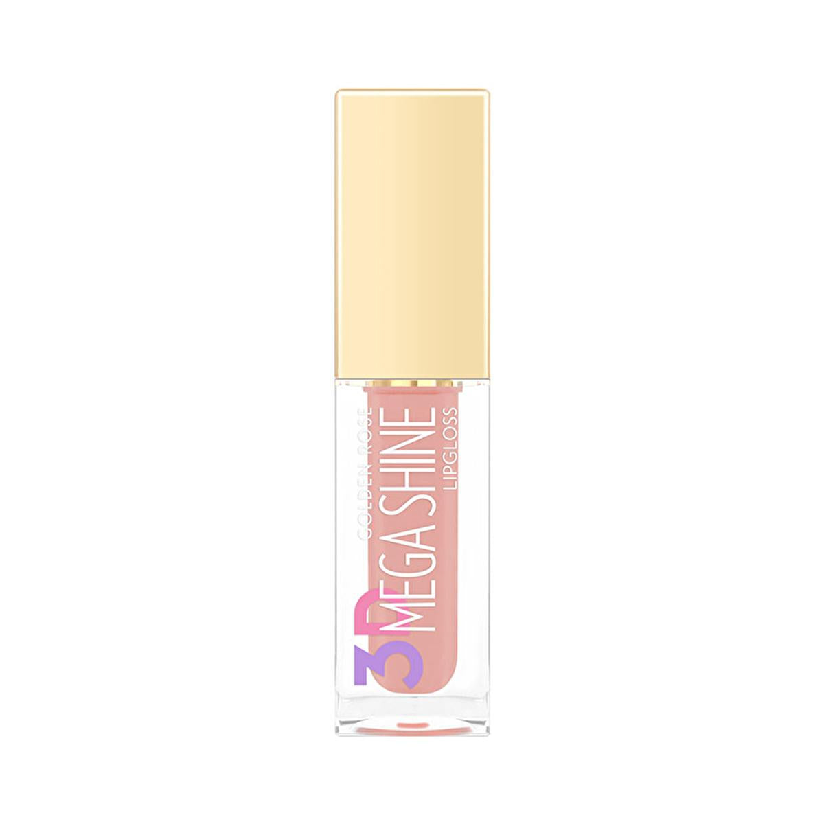 Golden Rose 3D Mega Shine Lip Gloss No:102 - Shiny, Moisturizing Lip Care Golden Rose 3D Mega Shine Lip Gloss - Shiny & Moisturizing Lip Gloss, Shiny Lip Gloss, Moisturizing Lip Gloss, Cosmetic Lip Care, 3D Mega Shine Lipgloss, Golden Rose, Lip Care Products, Shiny Lips, Moisturizing Lips, Cosmetic Products, Makeup, Beauty Products, Lip Gloss with Jojoba Oil, Vitamin E Lip Gloss