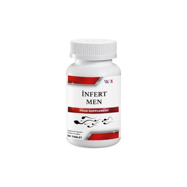 Wx Infert Men Sperm Support Supplement for Vitality 90 Tablets