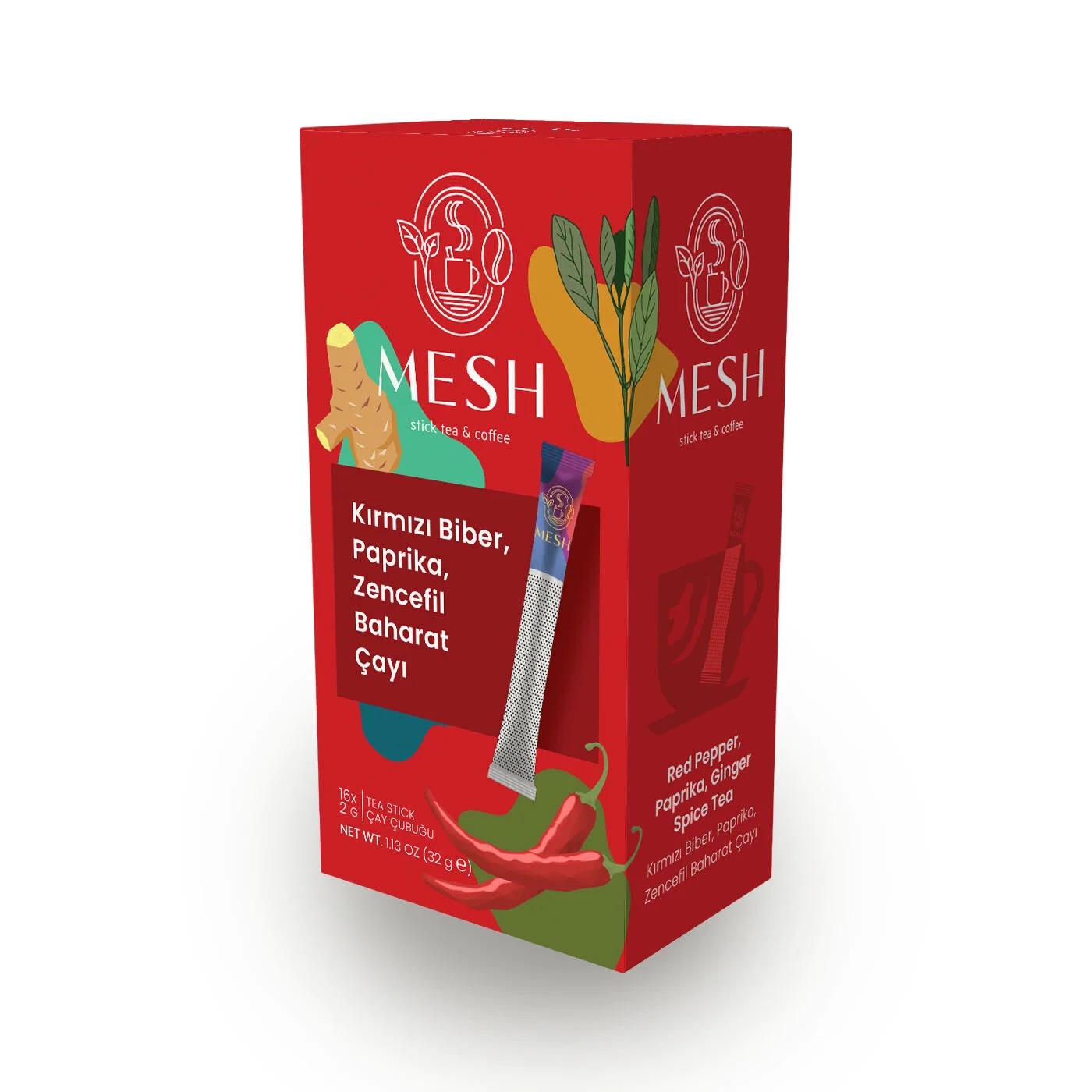 Mesh Stick Paprika &amp; Ginger Tea 16 Sticks