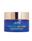 BioNike Defence My Age Anti-Aging Night Cream - Hydrating, Vitamin C Enriched Skincare for Mature Skin - Face Cream