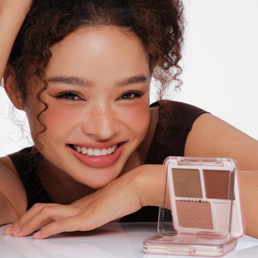 Judydoll Blush & Highlighter Palette 101 Bare Essential 9g