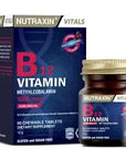 Nutraxin Vitamin B12 Supplement 1000mcg Methylcobalamin - 60 Tablets for Energy and Neurological Health - image 2