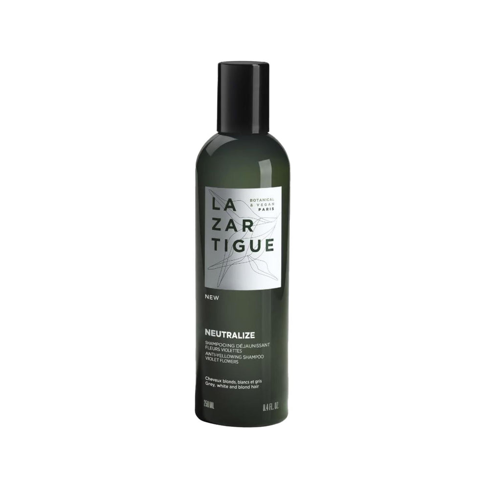Lazartigue Neuralize: Anti-Yellowing Purple Shampoo - Banish Brassiness, Brighten Blonde & Grey Hair for Cool Tone Perfection! Lazartigue Purple Shampoo: Banish Yellow, Brighten Blonde & Grey Hair anti-yellowing shampoo, purple shampoo, blonde hair care, grey hair shampoo, brassiness reducer, color correcting shampoo, tone correcting shampoo, lazartigue shampoo, shampoo for bleached hair, shampoo for cool tones, shampoo, hair care, blonde hair, grey hair, bleached hair, cool tones, brassiness, color correct