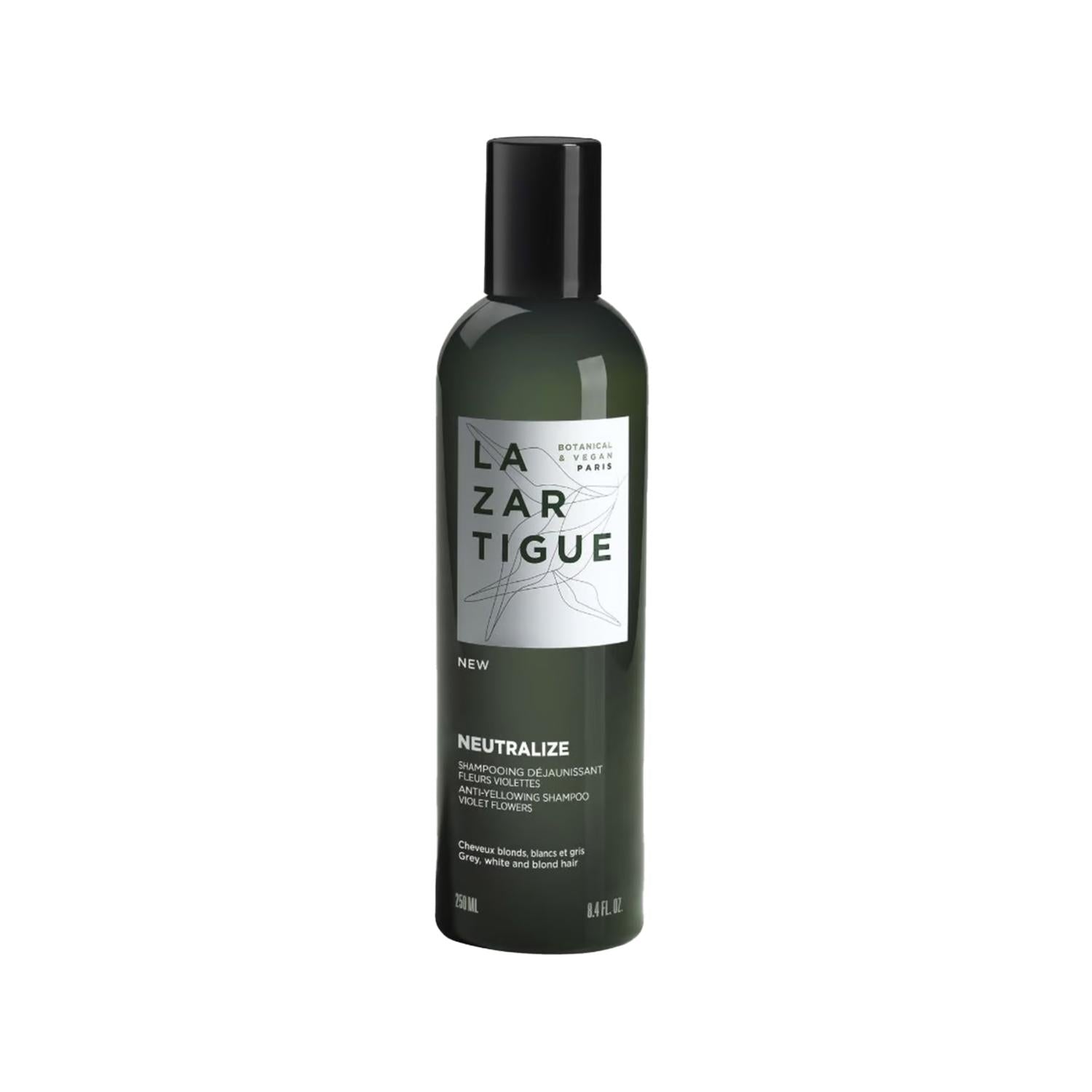 Lazartigue Neuralize: Anti-Yellowing Purple Shampoo - Banish Brassiness, Brighten Blonde & Grey Hair for Cool Tone Perfection! Lazartigue Purple Shampoo: Banish Yellow, Brighten Blonde & Grey Hair anti-yellowing shampoo, purple shampoo, blonde hair care, grey hair shampoo, brassiness reducer, color correcting shampoo, tone correcting shampoo, lazartigue shampoo, shampoo for bleached hair, shampoo for cool tones, shampoo, hair care, blonde hair, grey hair, bleached hair, cool tones, brassiness, color correct