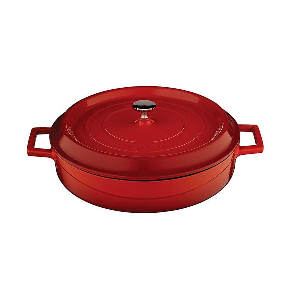 LAVA Cast Iron Cookware - 28cm Enamel Coated Round Cookware for Durable Cooking - view 4