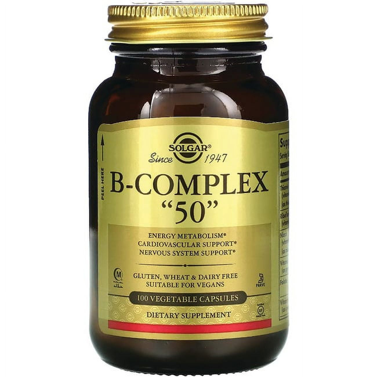 Solgar B-Complex "50" 100 Veg Caps