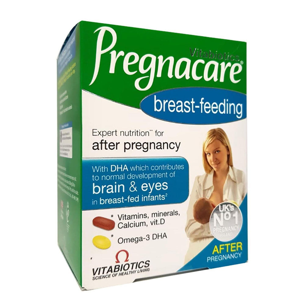 Vitabiotics Pregnacare Breast-Feeding Multivitamin & Omega-3 Supplement - Supports Maternal & Infant - Vitamin & Supplement