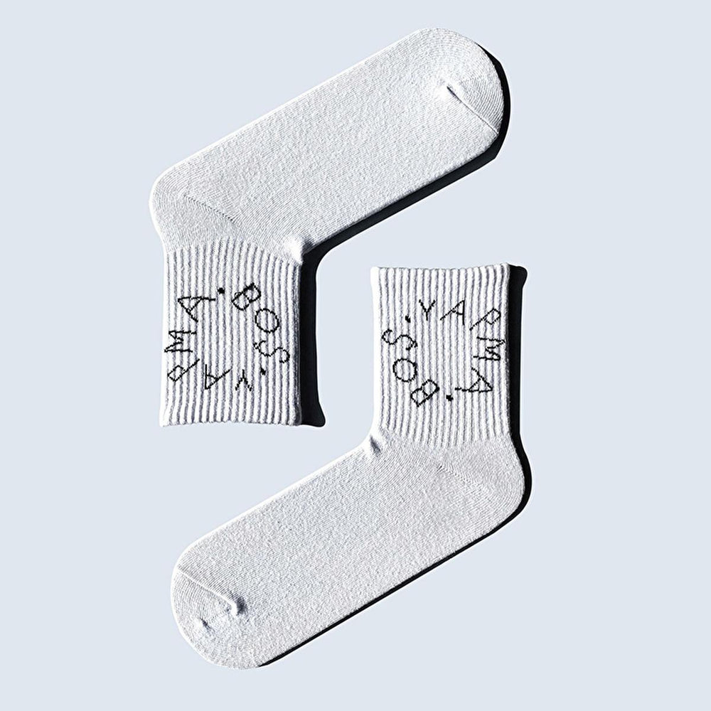 Carnaval Socks 7-Pair Slogan Design Socks Set - Comfortable Casual Socks for Fashion-Conscious Individuals - view 3