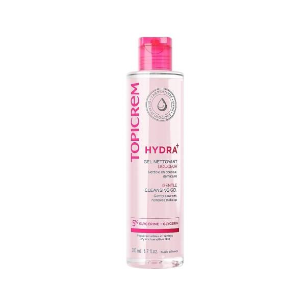 Topicrem Gentle Cleansing Gel for Body and Hair - Sensitive Skin Care, Paraben-Free, Dermatologically Tested - Cleanser
