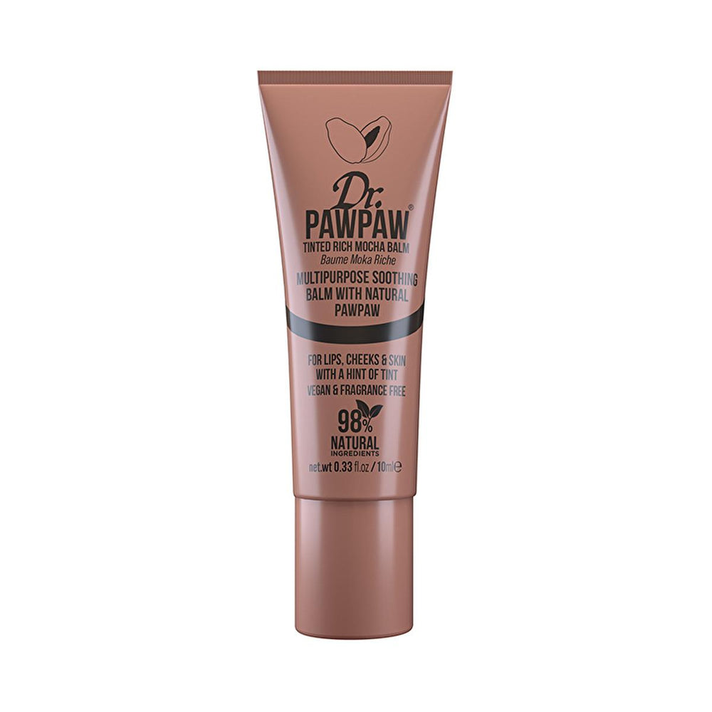 Dr. Pawpaw Tinted Rich Mocha Balm 10 ml - Natural Moisturizing Lip Care with 98% Natural Ingredients - view 3