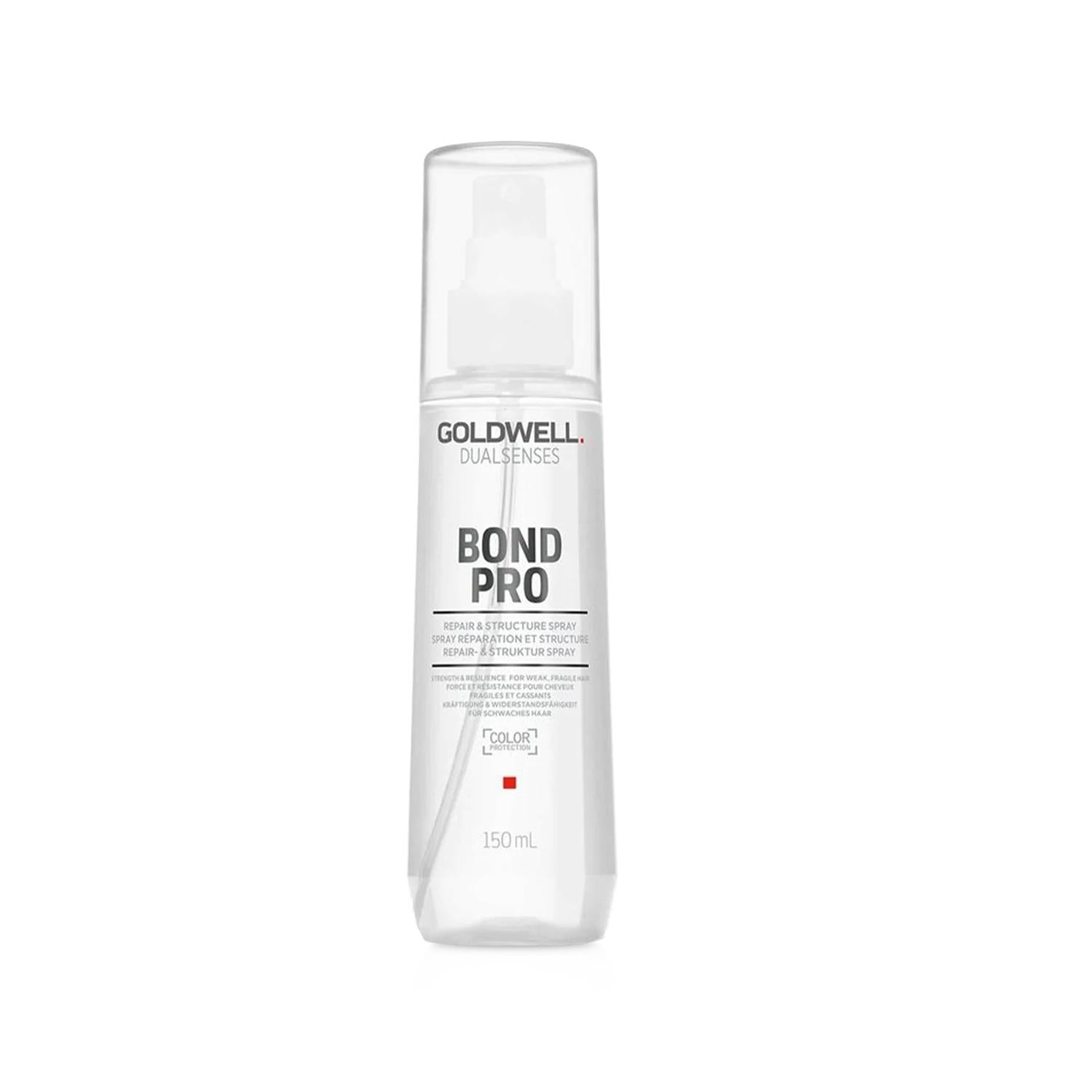 Goldwell Dualsenses Bond Pro Repairing and Strengthening Hair Spray 150ml - Hair Repair and Strengthening Spray Goldwell Dualsenses Bond Pro Hair Repair Spray - Strengthen & Mend Hair repair spray, Hair strengthening spray, Goldwell Dualsenses Bond Pro, Hair care products, Repairing hair spray, Hair repair, Strengthening hair, Hair care, Hair maintenance, Damaged hair repair, Hair strengthening, Goldwell hair products, Dualsenses Bond Pro, 150ml hair spray