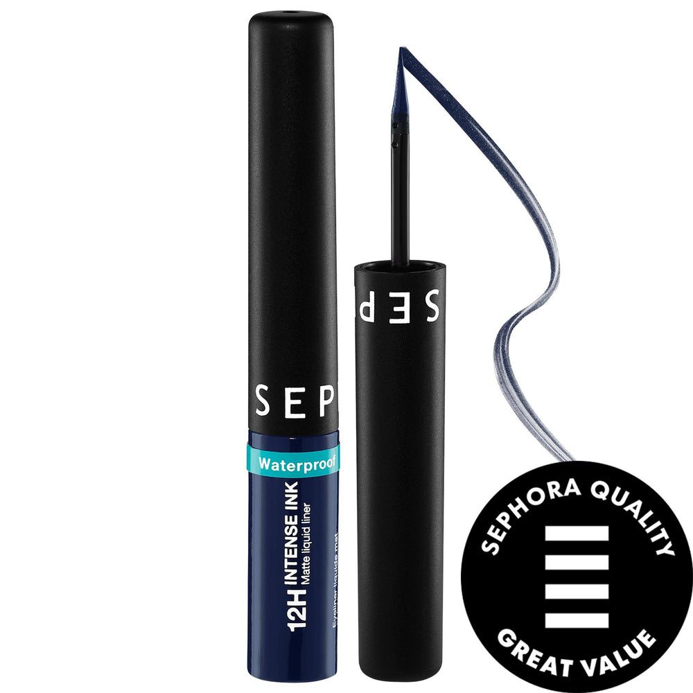Intense Felt-Tip Waterproof Liquid Eyeliner - Long Lasting, Cruelty-Free Cosmetic for Precise Eye Makeup - Satin & Metallic Finishes Intense Waterproof Liquid Eyeliner - Long Lasting & Cruelty-Free waterproof liquid eyeliner, felt-tip eyeliner, long-lasting eye makeup, cruelty-free cosmetics, intense pigmentation eyeliner, precise eye lining, smudge-free eyeliner, satin finish eyeliner, metallic finish eyeliner, cosmetics for sensitive eyes, beauty products for women, makeup essentials, eye makeup products