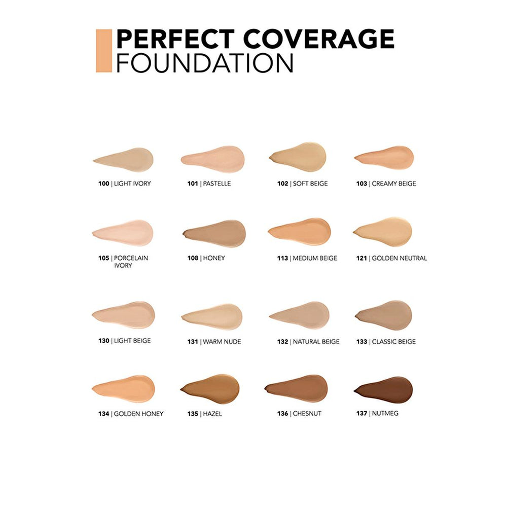 Flormar Perfect Coverage Foundation 131 Warm Nude - Long-Lasting Nourishing Makeup with SPF 15 - view 5