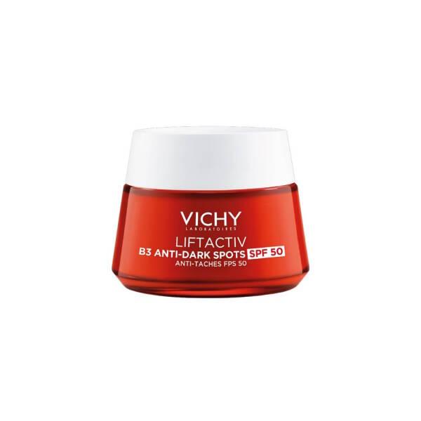 Vichy Liftactiv B3 Anti-Aging Face Cream - Dark Spot Corrector with SPF50 Protection Vichy Liftactiv B3 Anti-Aging Cream - SPF50 Dark Spot Corrector Anti-Aging Cream, Dark Spot Corrector, SPF50 Face Cream, Vichy Liftactiv B3, Niacinamide Face Cream, Moisturizing Skincare, Daily Sun Protection, Hyperpigmentation Treatment, Face Moisturizer with SPF, Skincare for Aging Skin, Radiant Skin, Even Skin Tone
