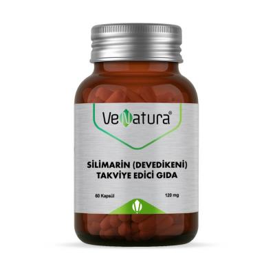 Venatura Silymarin Milk Thistle Extract - 60 Capsules for Liver Support, Natural Herbal Supplement & Detox Venatura Silymarin: Milk Thistle for Liver Support & Detox Silymarin supplement, Milk thistle extract, Liver support supplement, Venatura Silymarin, Digestive health, Herbal supplement, Natural liver cleanse, Silymarin capsules, Liver health, Antioxidant, Dietary Supplement, Natural supplement, Capsule, Easy to swallow, Herbal remedy, Liver detox, Milk thistle, Liver cleanse, Herbal support, Wellness, 