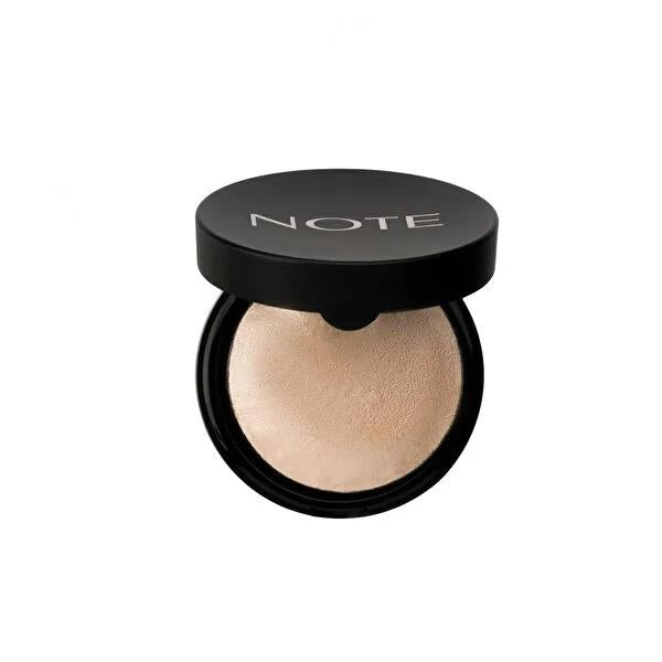 Note Baked Highlighter Aydınlatıcı 01 Moonlight: Radiant, Natural Glow, Shimmering Face Highlighting Makeup with Macadamia Oil Note Baked Highlighter: Radiant Glow, Natural Shimmer Makeup baked highlighter, illuminating makeup, shimmer highlighter, radiant skin makeup, macadamia oil highlighter, natural glow highlighter, highlighting makeup, moonlight highlighter, face highlighter, highlighter, makeup, radiant skin, shimmering, pearlescent, macadamia oil, wet and dry use, all skin types, natural glow, face 