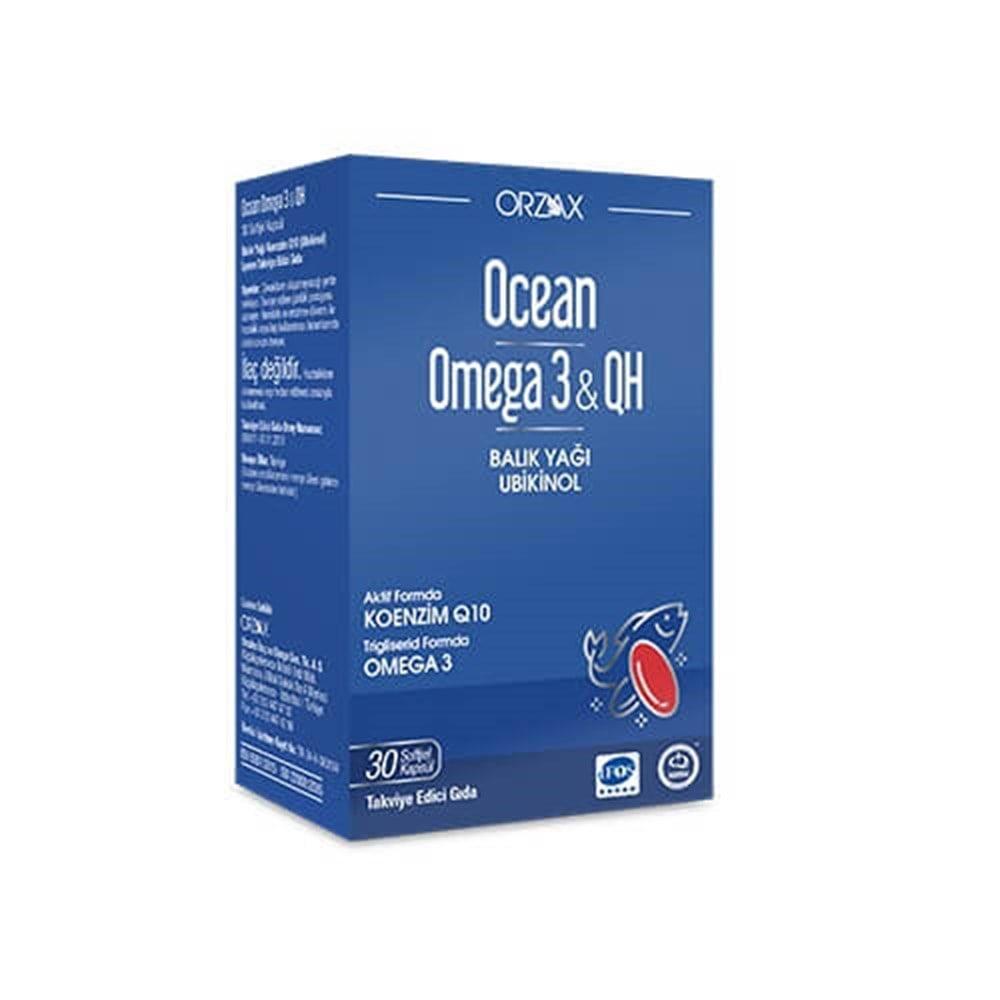 Orzax Ocean Omega-3 QH with Coenzyme Q10 - 30 Capsules - image 2