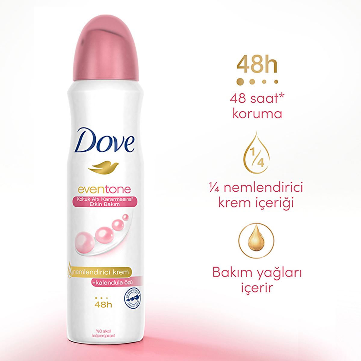 Dove Even Tone Antiperspirant Deodorant Spray for Women - 48-Hour Protection, Calendula Extract, Reduces Underarm Darkening Dove Even Tone Deodorant Spray - 48hr Protection Dove Even Tone Deodorant Spray, Women&#39;s Antiperspirant Deodorant, Calendula Extract Deodorant, 48-Hour Sweat Protection, Underarm Darkening Solution, antiperspirant, deodorant spray, women&#39;s hygiene, personal care, cosmetics