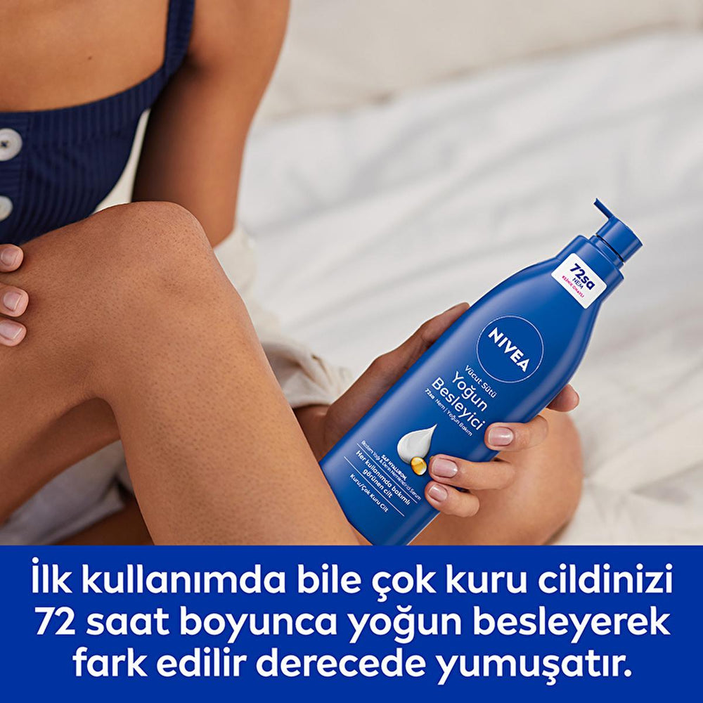 Nivea Body Moisturizer - 72 Hour Hydration for Dry Skin, Rich in E Vitamin and Almond Oil - view 2