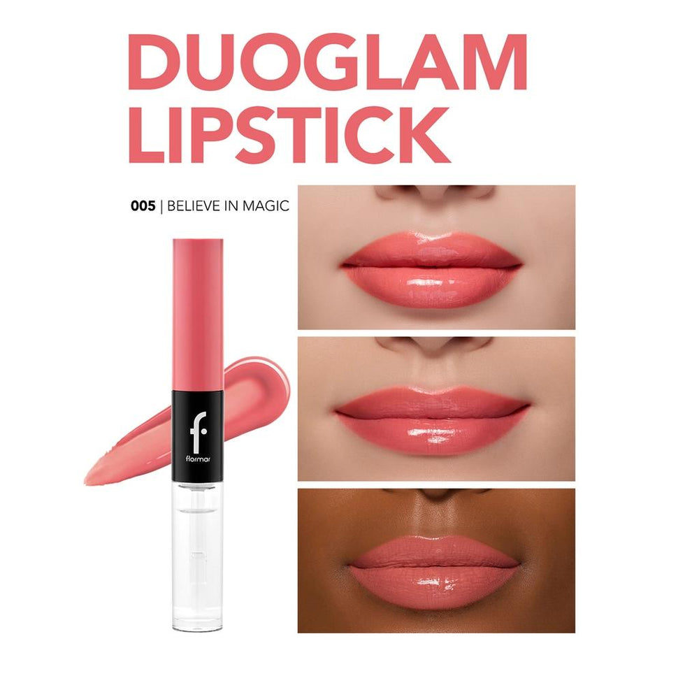 Flormar Duoglam Long-Wear Double-Ended Lipstick 005 4ml