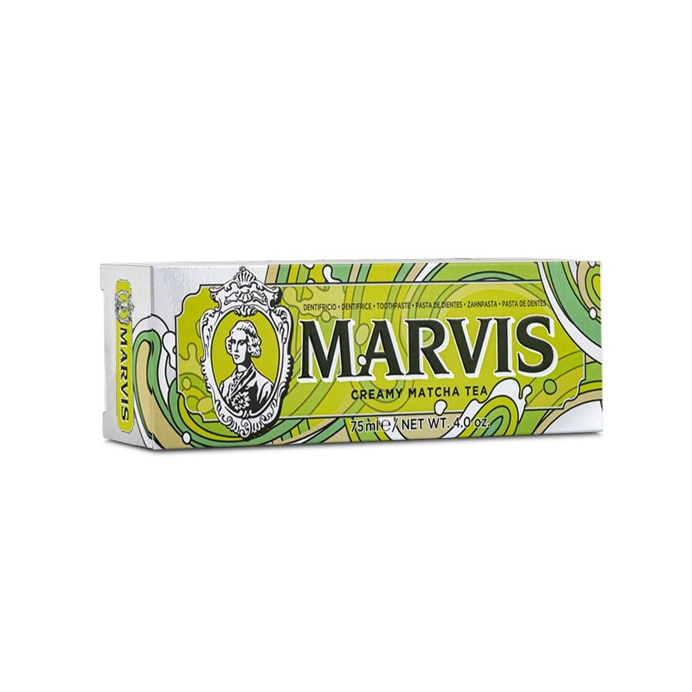 marvis creamy matcha tea toothpaste 75ml, toothpaste packaging of marvis creamy matcha tea, close up of marvis matcha tea toothpaste Marvis Creamy Matcha Tea Toothpaste - Unique Gourmet Flavor | 75ml Marvis Creamy Matcha Tea Toothpaste 75ml marvis, creamy-matcha-tea, toothpaste, adult-toothpaste, gourmet-flavor, freshness, oral-care, matcha, toothpaste-75ml, ai-generated