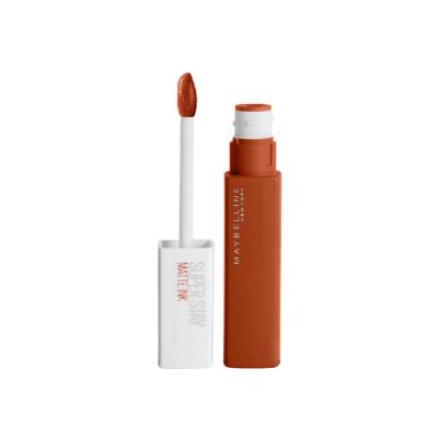 Maybelline Super Stay Matte Ink: 16HR Liquid Lipstick - 135 Globetrotter - Intense Color, Smudge Proof Matte Liquid Lip Color Maybelline Super Stay Matte Ink: Long Lasting Matte Liquid Lipstick Maybelline lipstick, matte liquid lipstick, long lasting lipstick, smudge proof lipstick, intense color lipstick, 16 hour lipstick, liquid matte lip color, Globetrotter lipstick, Maybelline Super Stay, Matte lipstick, lip color, lip makeup, matte finish, long-wear lipstick, vibrant lipstick, smudge-proof, kiss proof,