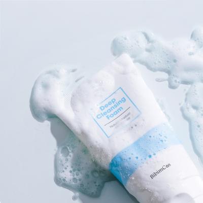 Bibimcos Deep Cleansing Foam - Gentle Facial Cleanser with Amino & Hyaluronic Acid for Sensitive Skin - Removes Dirt & Makeup, Maintains Moisture Bibimcos Deep Cleansing Foam - Gentle, Hydrating Cleanser Deep cleansing foam, Facial cleanser, Amino acid cleanser, Hyaluronic acid cleanser, Sensitive skin cleanser, Plant extract cleanser, Moisturizing cleanser, Gentle cleansing foam, Makeup removing cleanser, Bibimcos cleansing foam, cleansing foam, amino acid face wash, hyaluronic acid face wash, sensitive sk