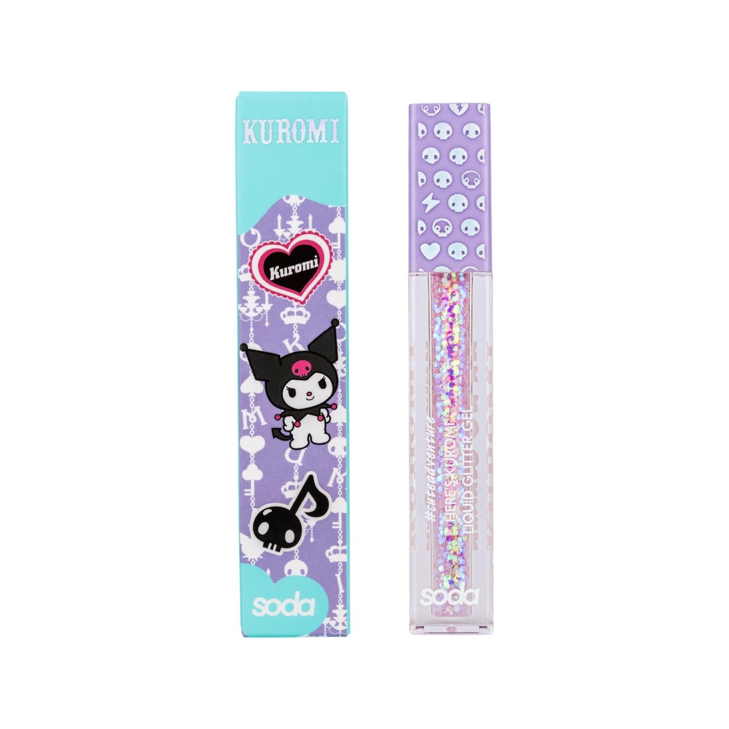 Soda Hello Kitty Kuromi Glitter Jel 001 - 5ml Portable Cosmetic Gel for Nail Art & Decoration Soda Hello Kitty Kuromi Glitter Jel - 5ml Nail Art Gel Hello Kitty Glitter Gel, Kuromi Glitter Jel, Soda Glitter Cosmetics, Decorative Gel for Nail Art, Small Cosmetic Products, Nail Art Supplies, Cosmetic Gifts, Hello Kitty Cosmetics, Kuromi Fan Gifts, Travel Cosmetics, Portable Nail Art, Glittering Cosmetics