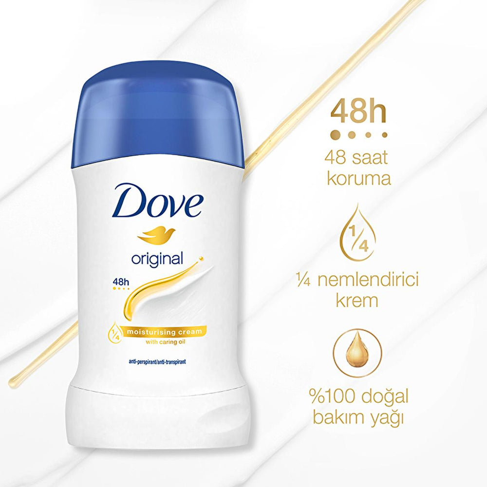 Dove Antiperspirant Deodorant Stick for Women - 48 Hour Protection, Moisturizing & Alcohol-Free - Original Scent - view 5