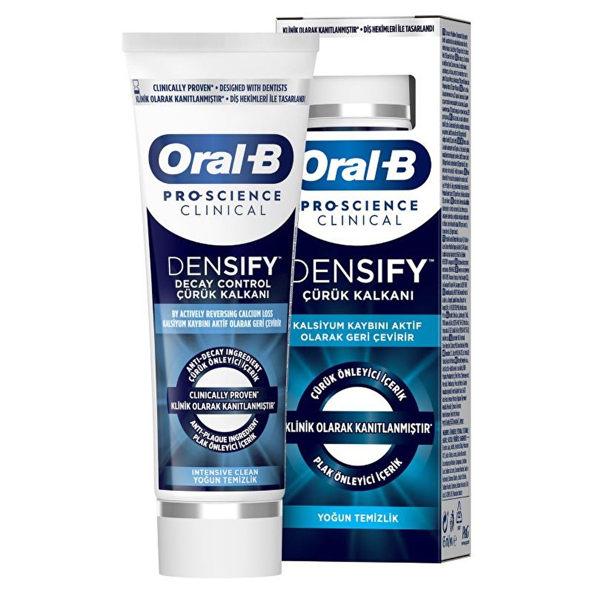 Oral-B Pro-Science Clinical Densify Toothpaste for Enamel Density - 65ml Oral-B Pro-Science Clinical Densify Toothpaste - Boost Enamel Density Oral-B Pro-Science, Clinical Densify toothpaste, enamel density, calcium loss reversal, oral hygiene, tooth decay prevention, toothpaste, oral care, dental health, clinical-strength toothpaste, daily oral care, gumline care, enamel health