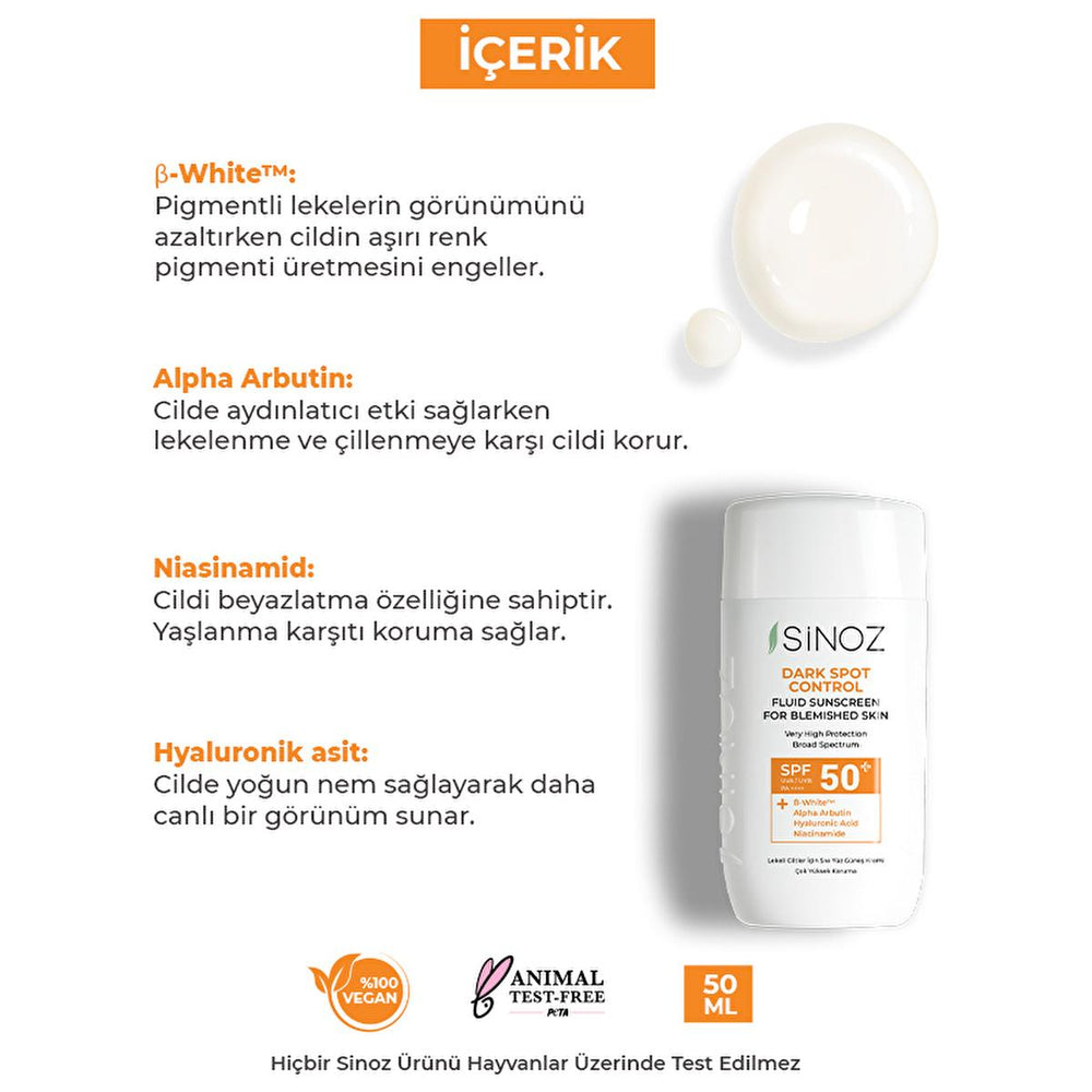 Sinoz SPF50+ Sunscreen for Dark Spots: Brightening Facial Sunscreen with Alpha Arbutin & Hyaluronic Acid – Non-Greasy, Daily Sun Protection for Hyperpigmentation Sinoz SPF50+ Sunscreen: Fade Dark Spots, Brighten Skin sunscreen for dark spots, hyperpigmentation sunscreen, SPF50+ face sunscreen, sunscreen with alpha arbutin, brightening sunscreen, non-greasy sunscreen, Sinoz sunscreen, sunscreen for uneven skin tone, daily facial sunscreen, sun protection for hyperpigmentation, facial sunscreen, hyperpigmenta