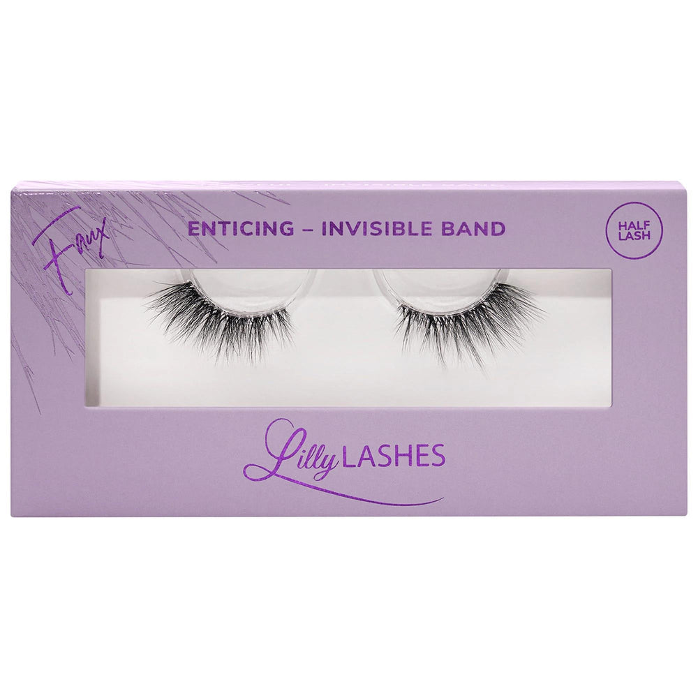 Sheer Band False Eyelashes: Natural Glam, Faux Mink, Reusable, Vegan & Cruelty-Free - Invisible Band for Undetectable Length & Volume - image 2