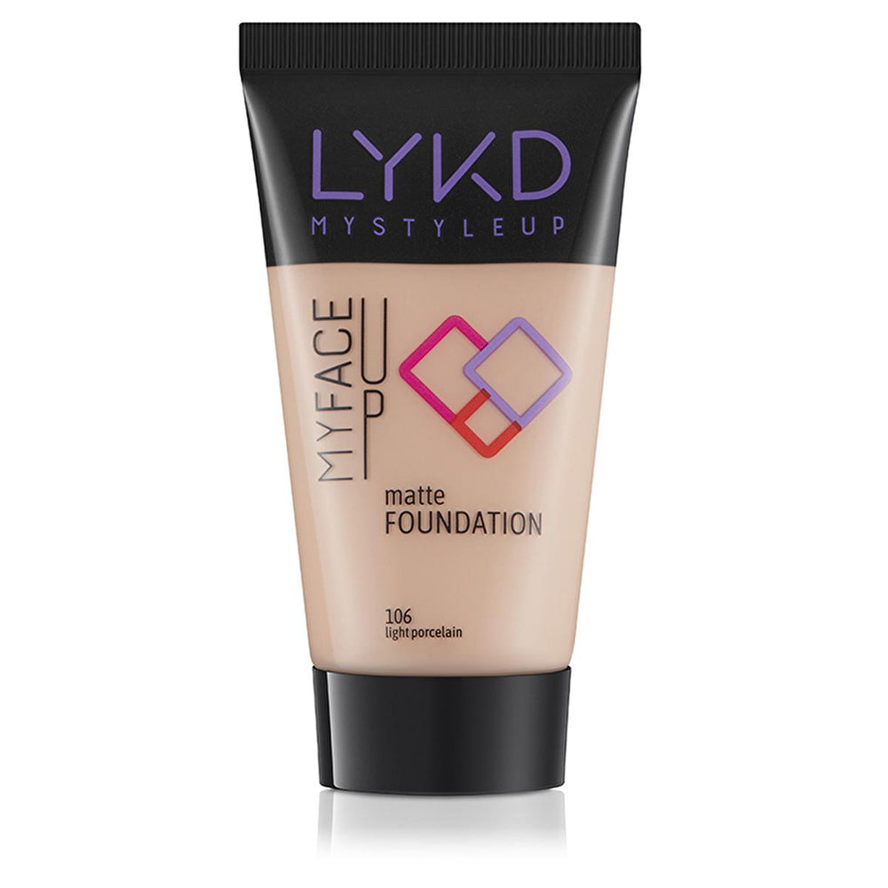 LYKD Mat Fondöten 106 Light Porcelain - Matte Foundation for Flawless, Long-Lasting Makeup - view 3