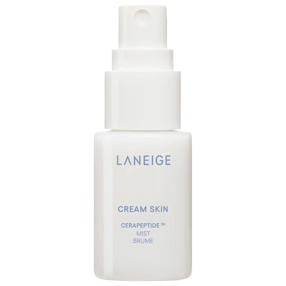  LANEIGE Mini Cream Skin Toner & Moisturizer: Peptide + Ceramide Liquid for Deep Hydration, Glass Skin & Firmness - Korean Skincare LANEIGE Cream Skin Toner: Hydrate & Firm for Glass Skin cream skin toner, peptide moisturizer, ceramide toner, hydrating face mist, korean skincare, glass skin, loss of firmness treatment, best toner for dry skin, soothing toner for sensitive skin, refillable toner bottle, skin toner, face toner, moisturizer, skin hydration, firming toner, soothing skin, sensitive skin, dry ski