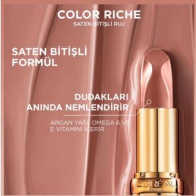 L&#39;Oreal Paris Color Riche Nude Intense Lipstick - 601 Worth It: Moisturizing Satin Finish with Argan Oil for Hydrated, Natural-Looking Lips L&#39;Oreal Nude Lipstick: Hydrating Satin Finish | Color Riche 601 Loreal lipstick, nude lipstick, satin lipstick, moisturizing lipstick, argan oil lipstick, Color Riche lipstick, nude intense lipstick, 601 Worth It lipstick, Loreal Paris nude lipstick, best nude lipstick, lipstick, nude lip color, hydrating lipstick, lip care, satin finish lipstick, natural lipstick, ever