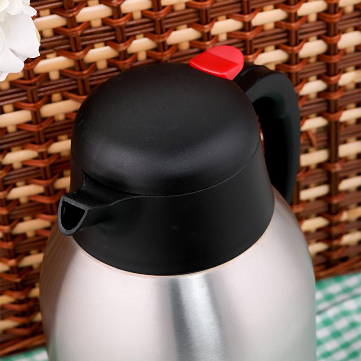 Cooker Stainless Steel Thermos 2L - Insulated Flask for Hot & Cold Drinks, Durable & Long-Lasting Cooker 2L Stainless Steel Thermos - Hot & Cold Drinks stainless steel thermos, insulated flask, double-walled thermos, hot and cold drinks container, durable thermos, outdoor gear, camping equipment, picnic essentials, office accessories, eco-friendly products, temperature control, beverage container