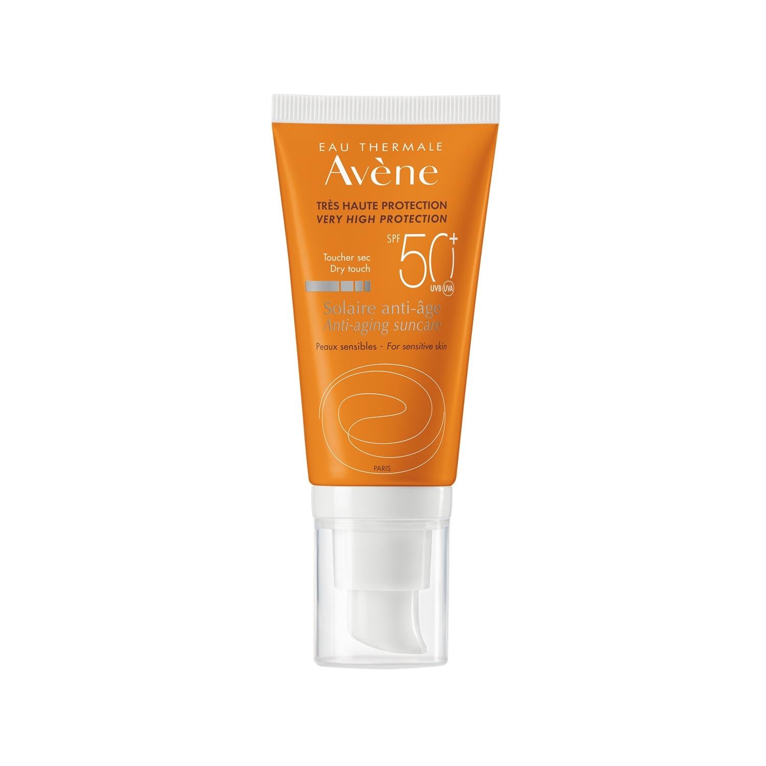 Avene Anti-Aging SPF 50+ Sunscreen - Protects Against UVB Rays, Reduces Fine Lines & Wrinkles - 1.69 fl oz Avene Anti-Aging SPF 50+ Sunscreen - 1.69 fl oz Avene sunscreen, anti-aging sunscreen, SPF 50+ sunscreen, dermatological skincare, sun protection, skincare, anti-aging, sun care, UV protection, sensitive skin, daily sun protection, outdoor protection