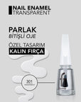 Flormar Nail Enamel High-Pigment Glass Effect Nail Polish 301 8ml